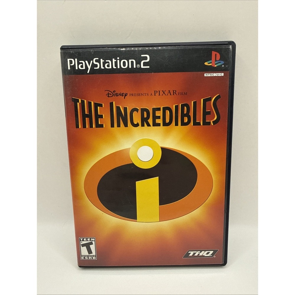 The Incredibles‎ PS2 PlayStation 2 - (See Pics) No Manual
